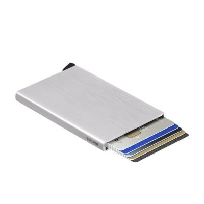 ΚΑΡΤΟΘΗΚΗ ΠΙΣΤΩΤΙΚΩΝ ΚΑΡΤΩΝ / BRUSHED SILVER CARDPROTECTOR