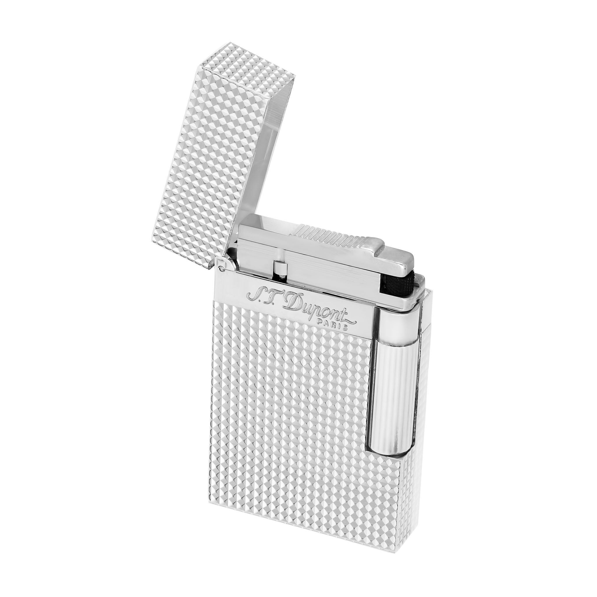 ΑΝΑΠΤΗΡΑΣ / LIGNE 2 GUILLOCHE LIGHTER SILVER - Image 4