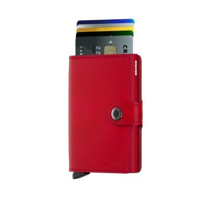 SECRID MINI WALLET MATTE ΚΟΚΚΙΝΟ / ΚΑΡΤΟΘΗΚΗ ΠΙΣΤΩΤΙΚΩΝ ΚΑΡΤΩΝ