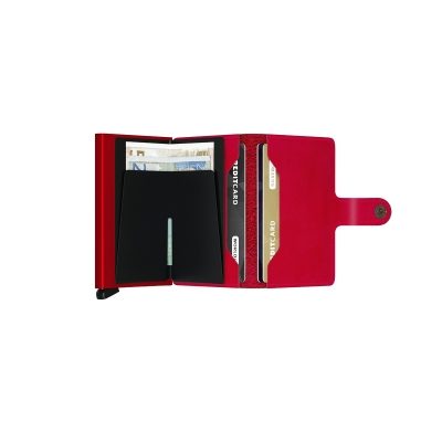 SECRID MINI WALLET MATTE ΚΟΚΚΙΝΟ / ΚΑΡΤΟΘΗΚΗ ΠΙΣΤΩΤΙΚΩΝ ΚΑΡΤΩΝ