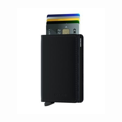 SECRID SLIM WALLET MATTE ΜΑΥΡΟ / ΚΑΡΤΟΘΗΚΗ ΠΙΣΤΩΤΙΚΩΝ ΚΑΡΤΩΝ