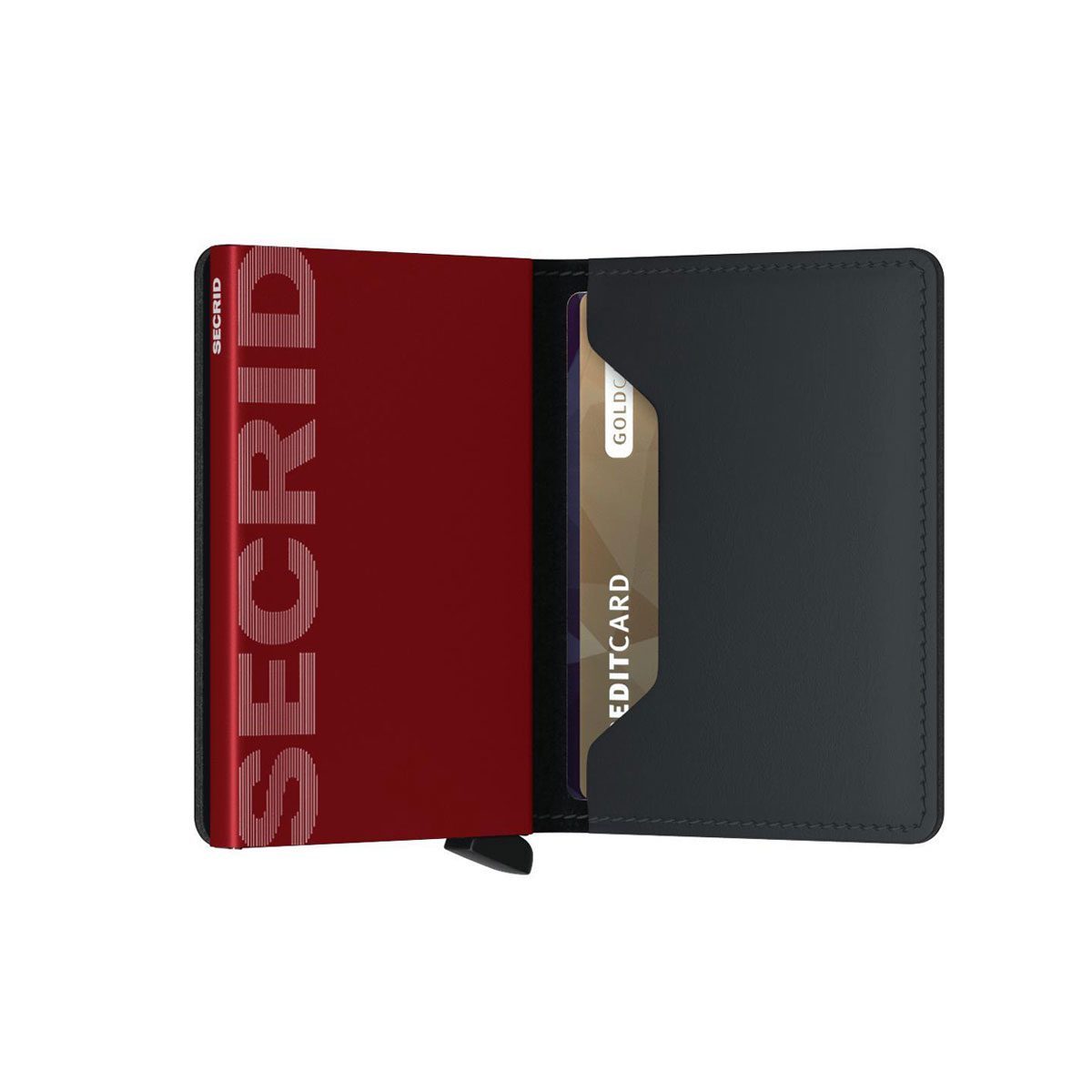 SECRID SLIM WALLET MATTE ΜΑΥΡΟ ΚΟΚΚΙΝΟ / ΚΑΡΤΟΘΗΚΗ ΠΙΣΤΩΤΙΚΩΝ ΚΑΡΤΩΝ - Image 2
