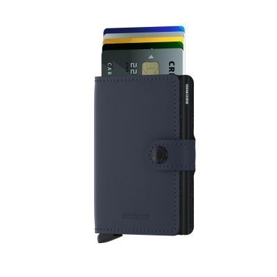 SECRID MINI WALLET MATTE ΜΠΛΕ ΜΑΥΡΟ / ΚΑΡΤΟΘΗΚΗ ΠΙΣΤΩΤΙΚΩΝ ΚΑΡΤΩΝ