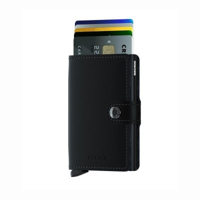 SECRID MINI WALLET MATTE ΜΑΥΡΟ / ΚΑΡΤΟΘΗΚΗ ΠΙΣΤΩΤΙΚΩΝ ΚΑΡΤΩΝ