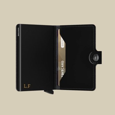 SECRID MINI WALLET MATTE ΜΑΥΡΟ / ΚΑΡΤΟΘΗΚΗ ΠΙΣΤΩΤΙΚΩΝ ΚΑΡΤΩΝ