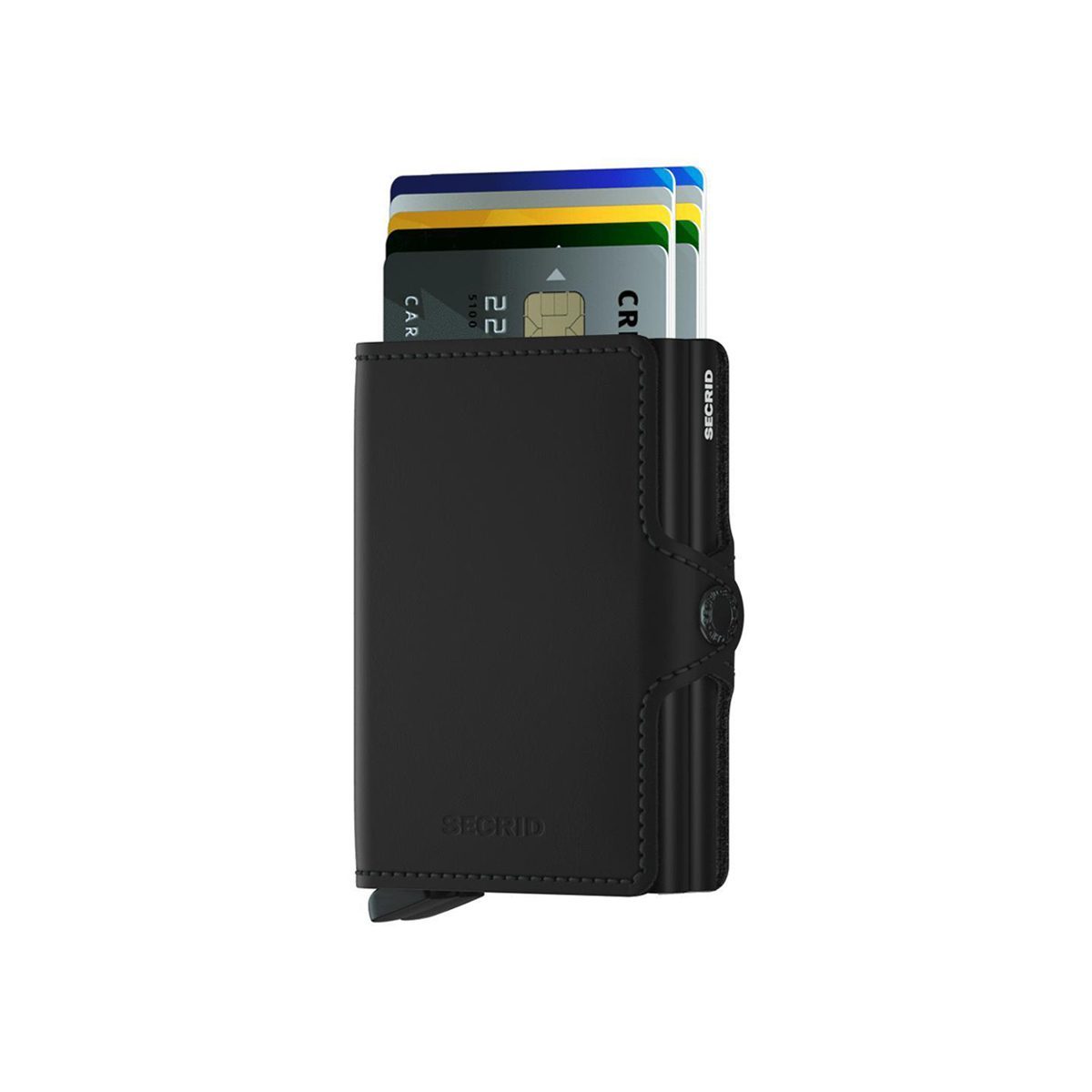 SECRID TWIN WALLET MATTE ΜΑΥΡΟ / ΚΑΡΤΟΘΗΚΗ ΠΙΣΤΩΤΙΚΩΝ ΚΑΡΤΩΝ - Image 2