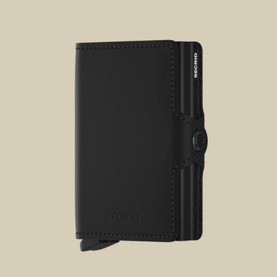 SECRID TWIN WALLET MATTE ΜΑΥΡΟ / ΚΑΡΤΟΘΗΚΗ ΠΙΣΤΩΤΙΚΩΝ ΚΑΡΤΩΝ
