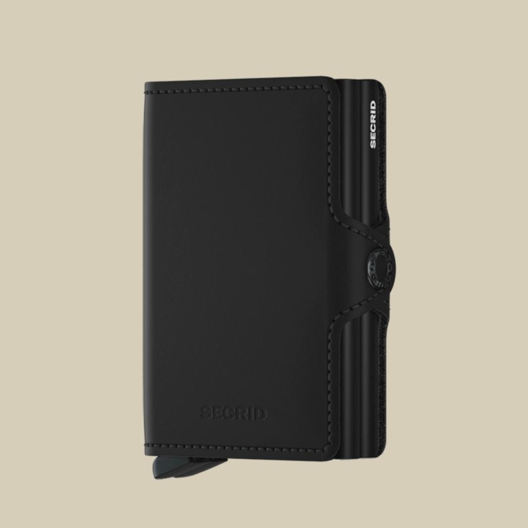 SECRID TWIN WALLET MATTE ΜΑΥΡΟ / ΚΑΡΤΟΘΗΚΗ ΠΙΣΤΩΤΙΚΩΝ ΚΑΡΤΩΝ