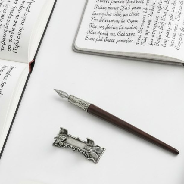 GIFT BOX / ΣΕΤ ΚΑΛΛΙΓΡΑΦΙΑΣ ΜΕ ΠΕΝΑ ΑΠΟ ΜΑΟΝΙ - Image 3