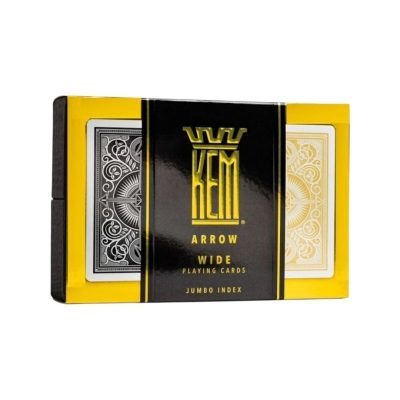 ΤΡΑΠΟΥΛΑ KEM ARROW BLACK & GOLD WIDE JUMBO INDEX