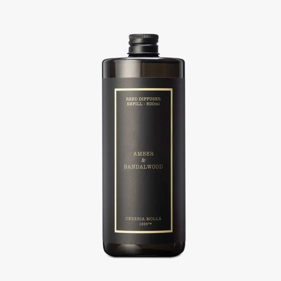DIFFUSER ΑΝΤΑΛΛΑΚΤΙΚΟ AMBER & SANDALWOOD 500ML