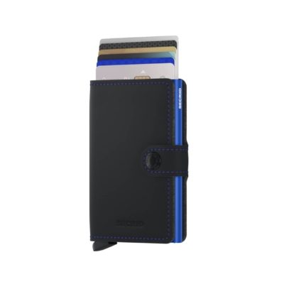SECRID MINI WALLET MATTE ΜΑΥΡΟ ΜΠΛΕ / ΚΑΡΤΟΘΗΚΗ ΠΙΣΤΩΤΙΚΩΝ ΚΑΡΤΩΝ