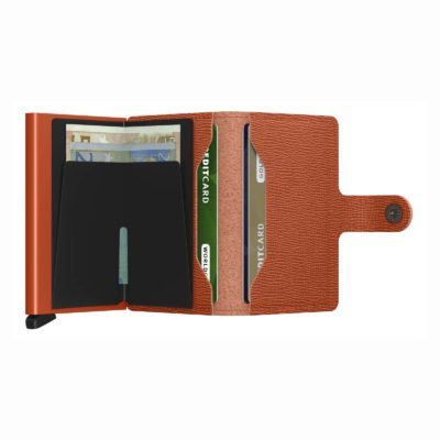 SECRID MINI WALLET CRISPLE ΠΟΡΤΟΚΑΛΙ / ΚΑΡΤΟΘΗΚΗ ΠΙΣΤΩΤΙΚΩΝ ΚΑΡΤΩΝ