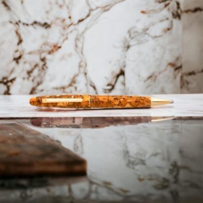 ΣΤΥΛΟ ΔΙΑΡΚΕΙΑΣ / HONEYCOMB / GOLDPLATED