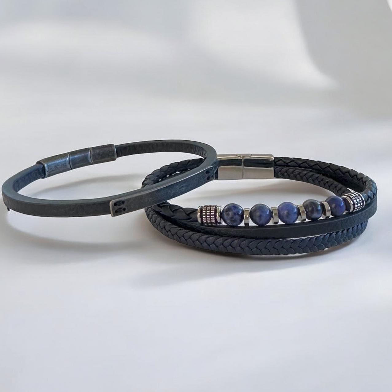 BLUE LEATHER & STONES - Image 2