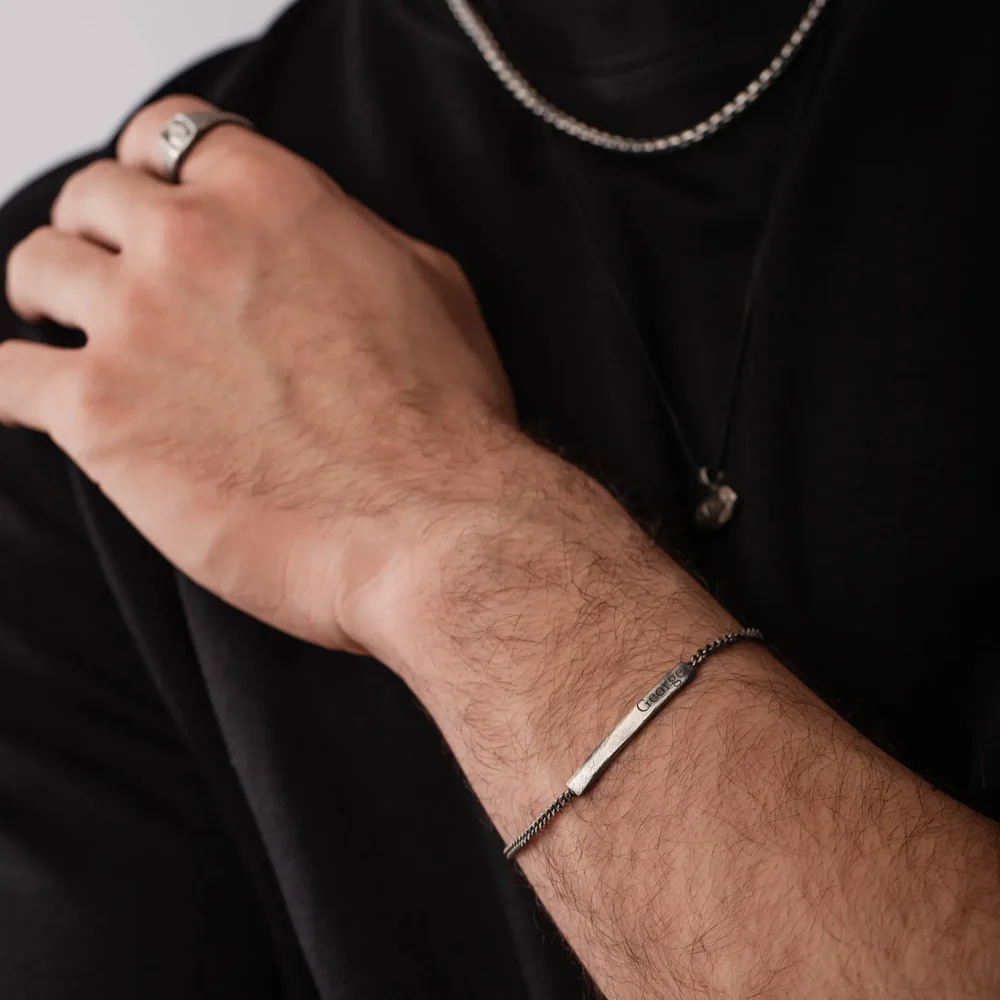 CHAIN ID OXIDIZED SILVER - Image 2