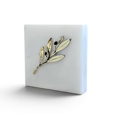 MARBLE PRESS PAPIER / ΦΥΛΛΟ ΕΛΙΑΣ