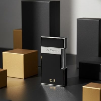 ΑΝΑΠΤΗΡΑΣ / SLIMMY SILVER SHINY BLACK LACQUER