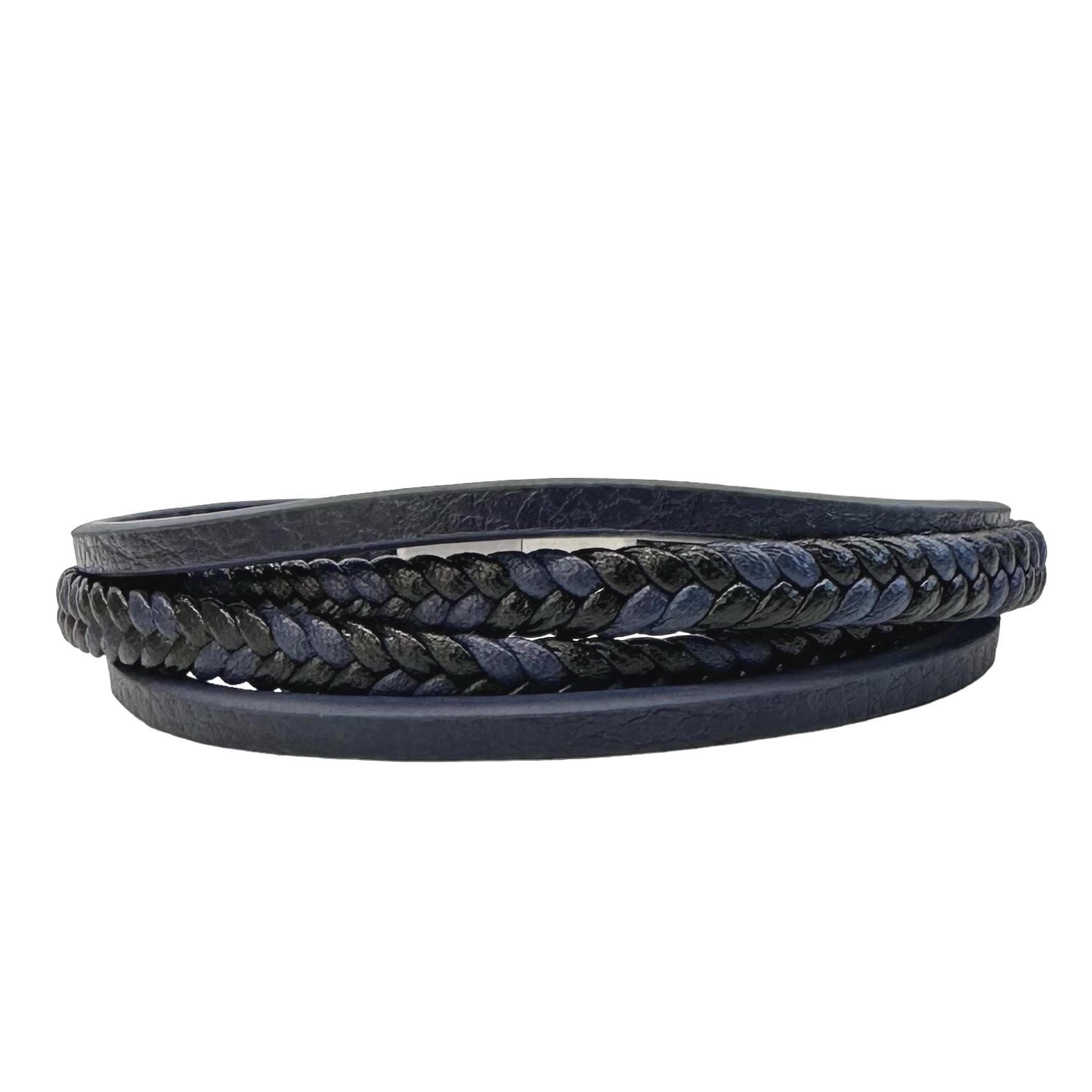 LEATHER BLUE & BLACK - Image 3