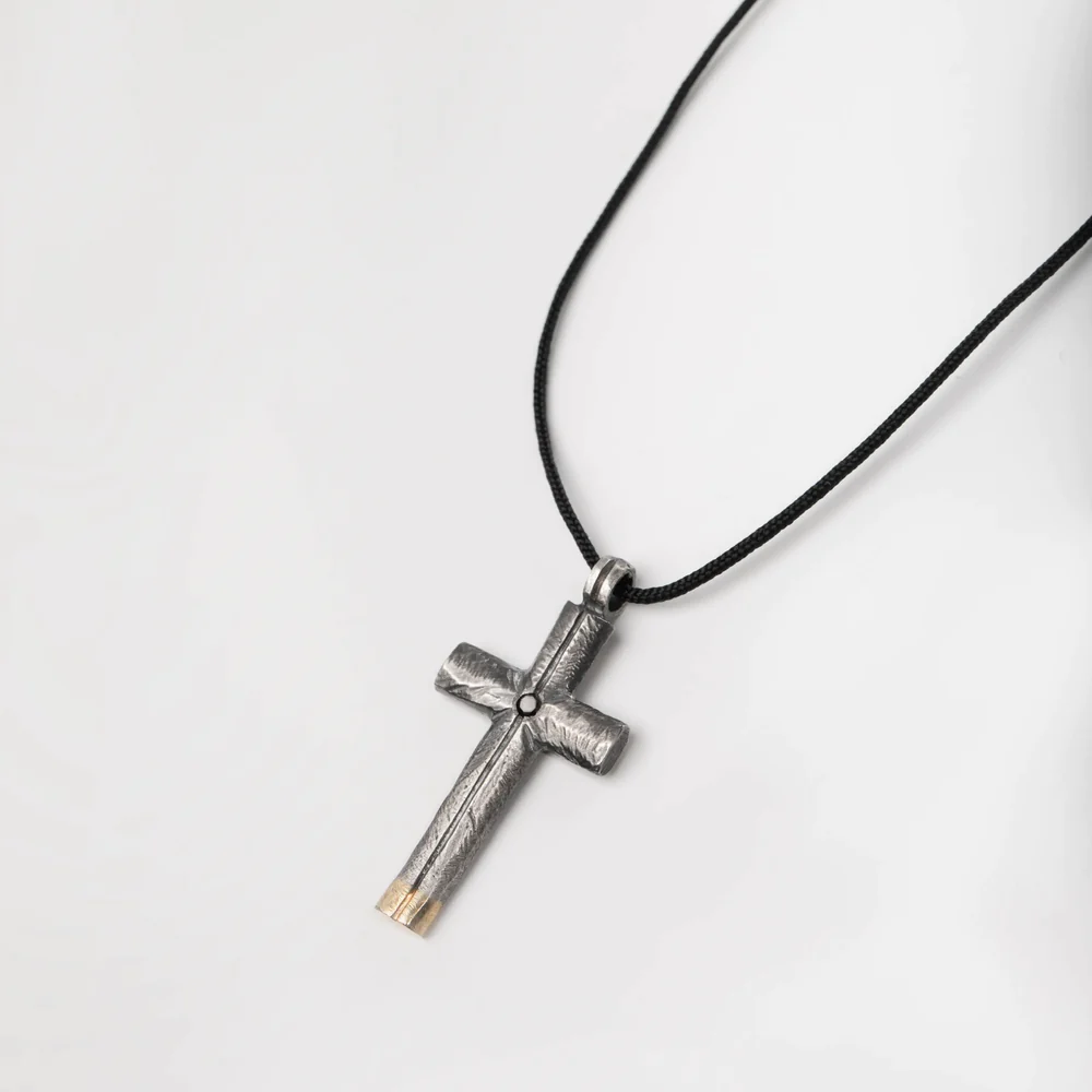 CROSS & BLACK DIAMOND & GOLD K14 - Image 2