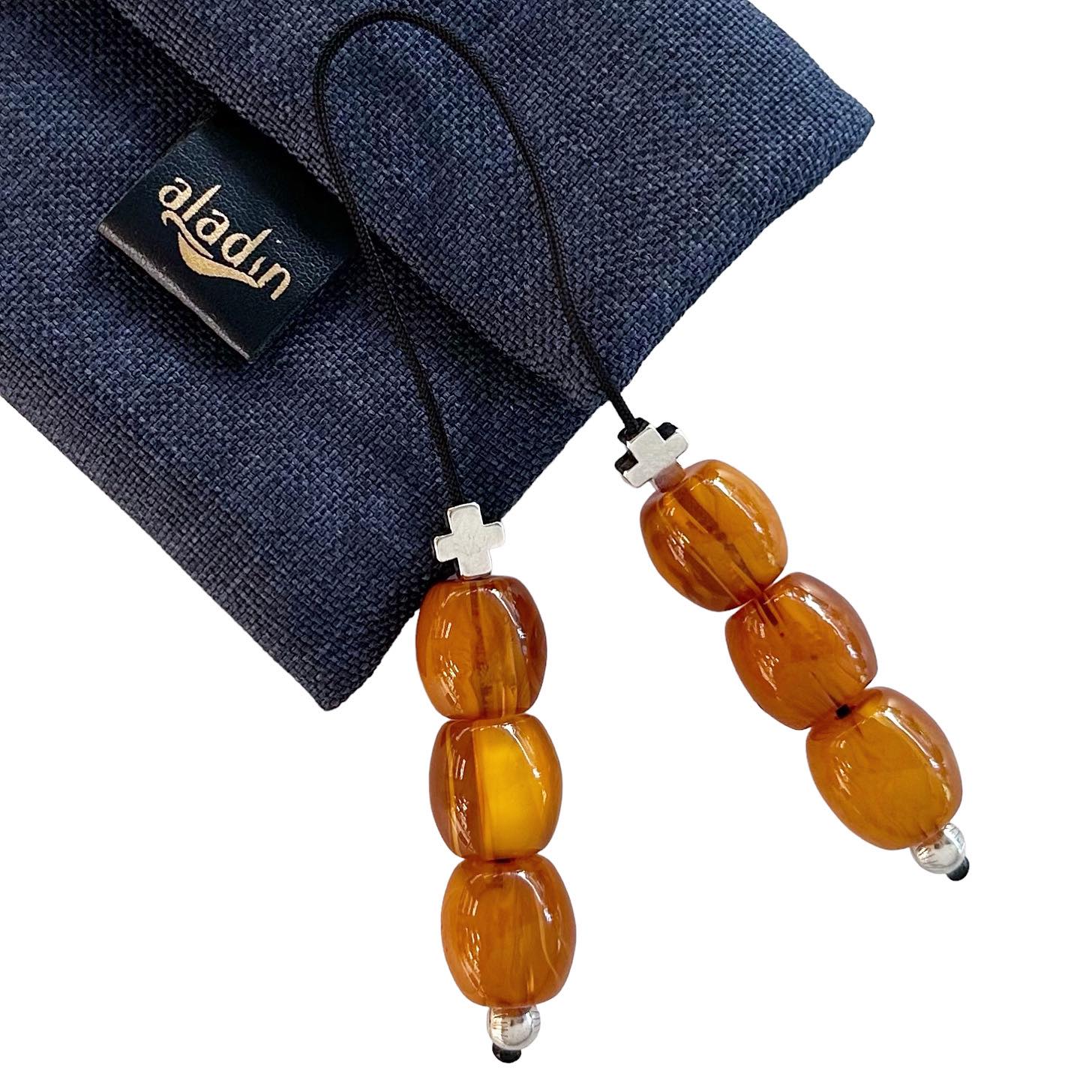 RESIN AMBER & CROSS