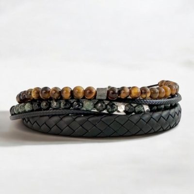 TIGERS EYE & SILVER