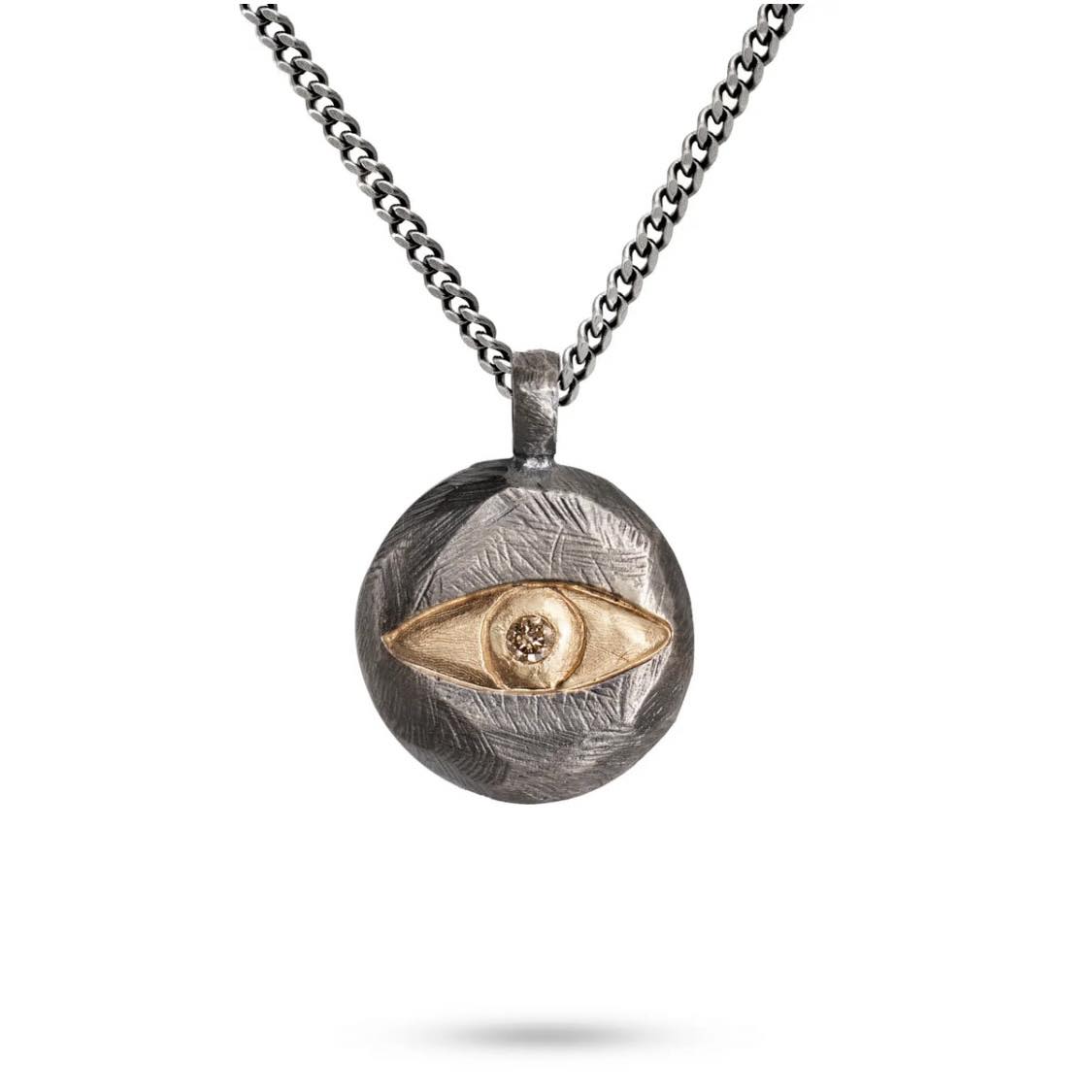 EVIL EYE & BROWN DIAMOND
