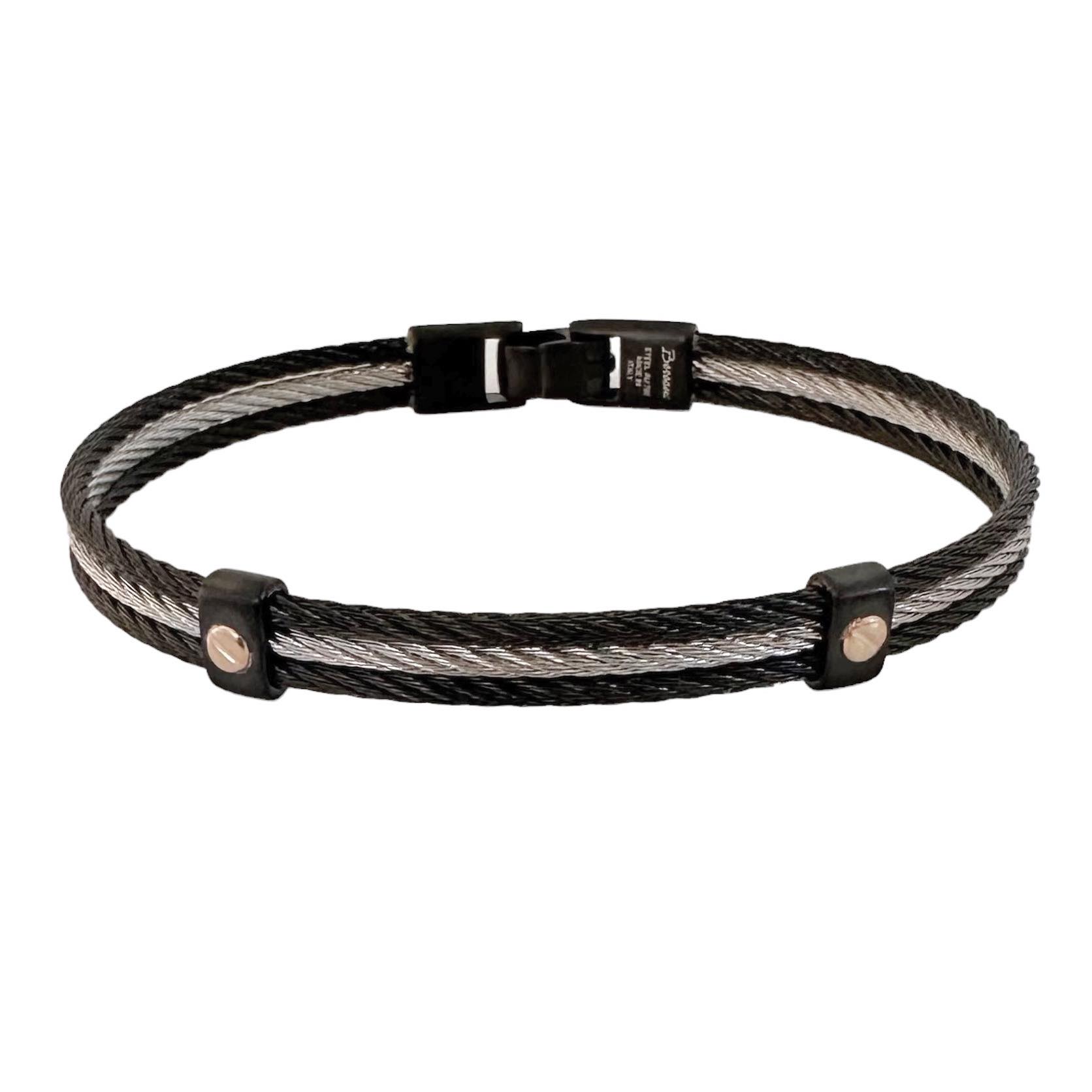 BLACK / SILVER PVD & GOLD