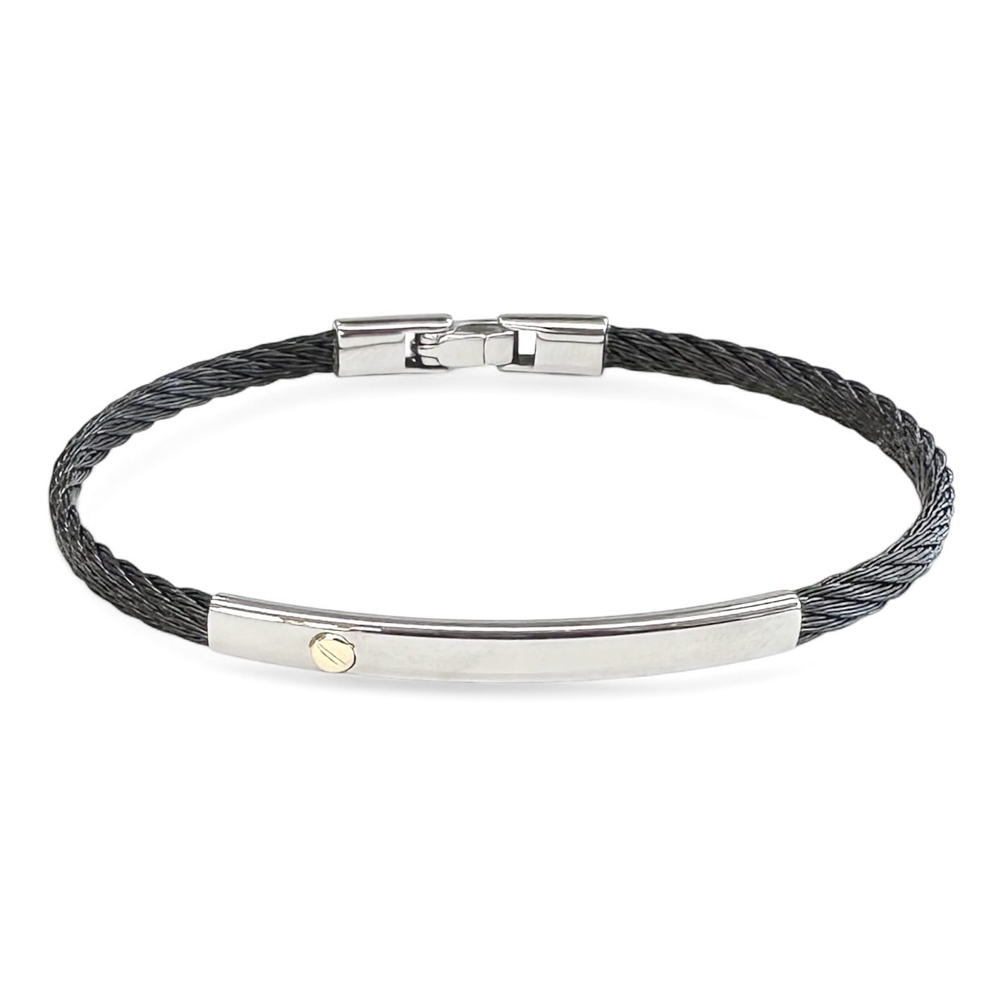 SILVER BLACK PVD & GOLD
