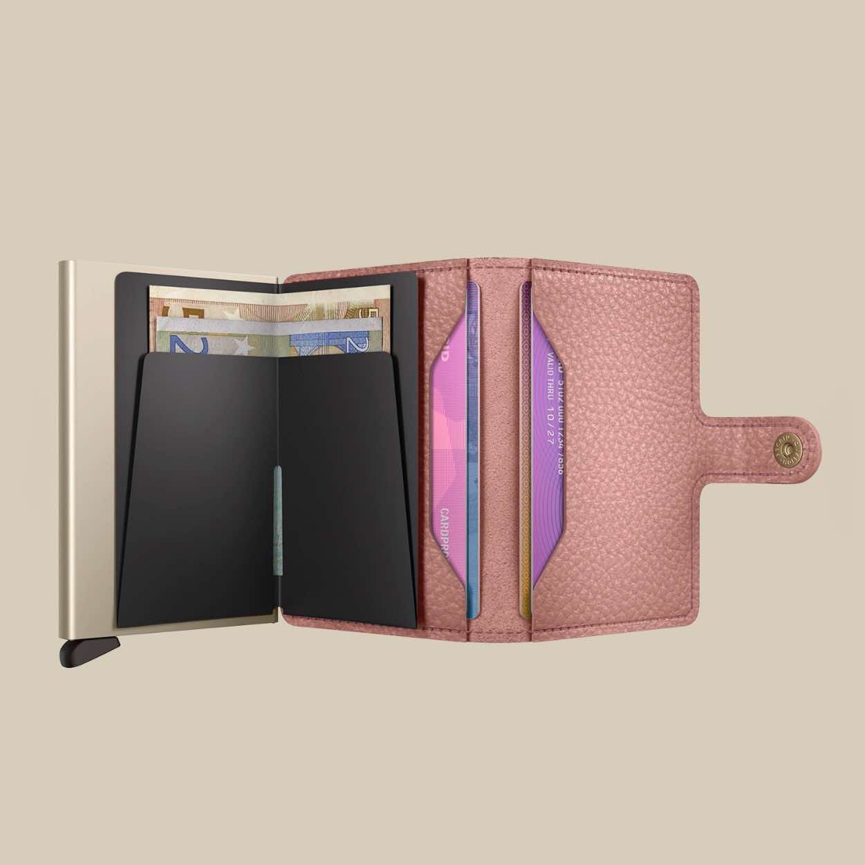 SECRID MINI WALLET PEBBLE ΡΟΖ / ΚΑΡΤΟΘΗΚΗ ΠΙΣΤΩΤΙΚΩΝ ΚΑΡΤΩΝ - Image 2