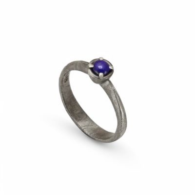 ΔΑΧΤΥΛΙΔΙ ΟΞΕΙΔΩΜΕΝΟ ΑΣΗΜΙ 925 LAPIS LAZULI