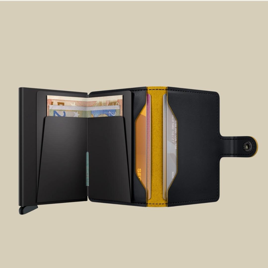 SECRID MINI WALLET MATTE ΜΑΥΡΟ ΚΙΤΡΙΝΟ / ΚΑΡΤΟΘΗΚΗ ΠΙΣΤΩΤΙΚΩΝ ΚΑΡΤΩΝ - Image 2