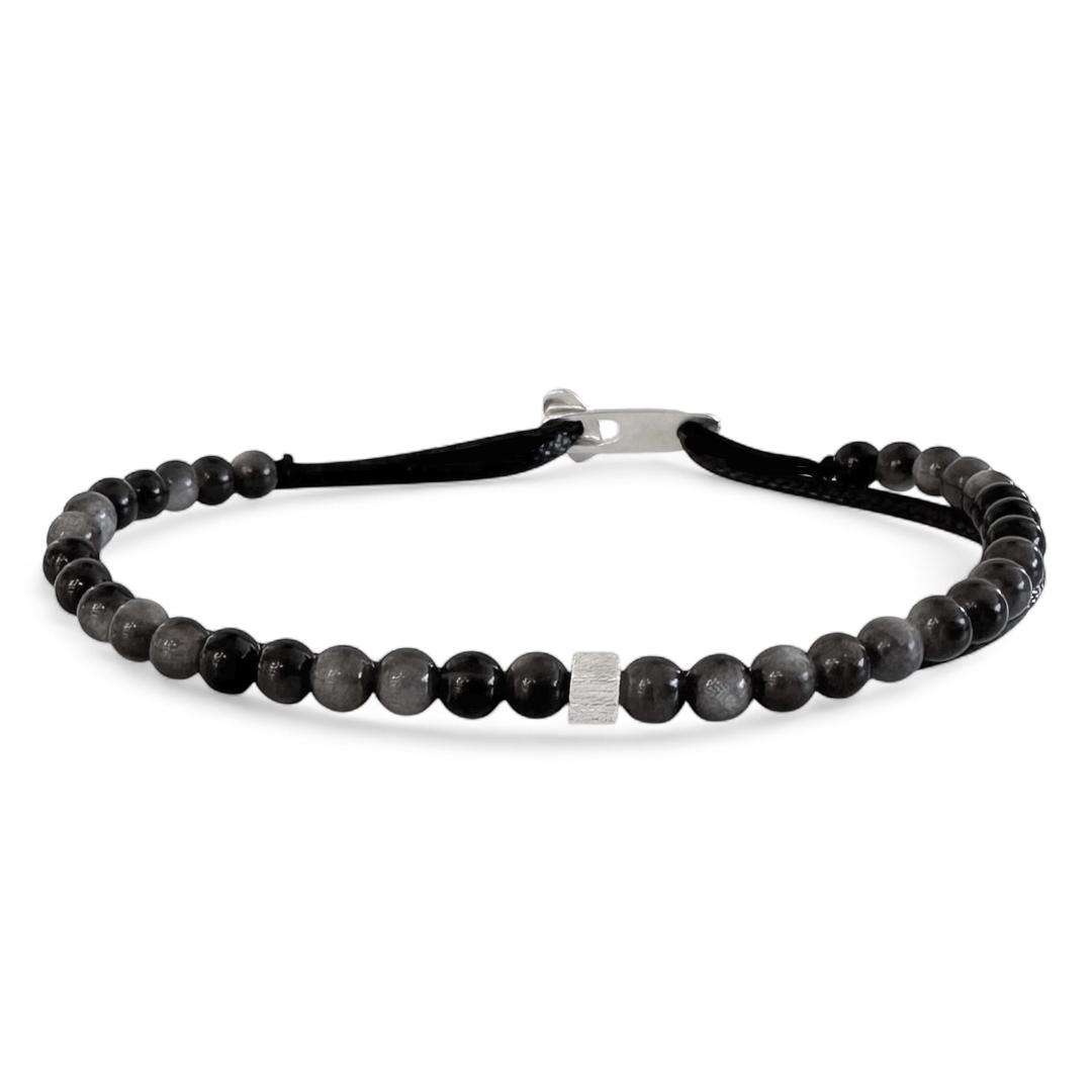 OBSIDIAN STONES & SILVER