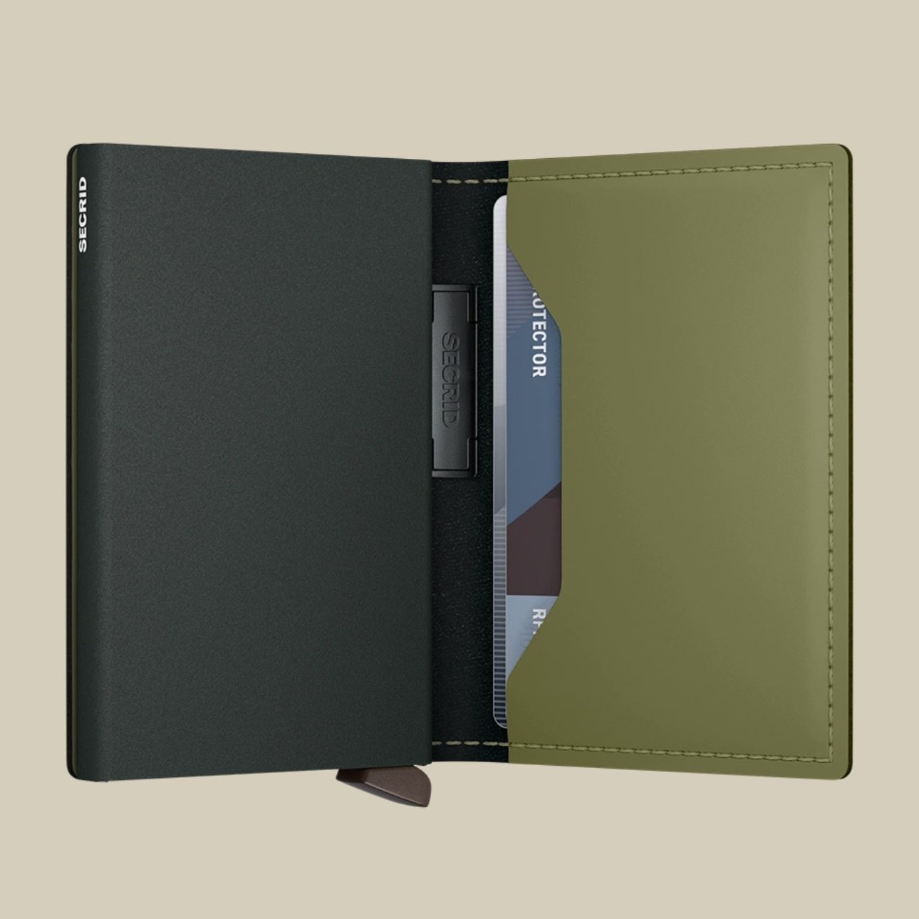 SECRID BAND WALLET MATTE LEAF KHAKI / ΚΑΡΤΟΘΗΚΗ ΠΙΣΤΩΤΙΚΩΝ ΚΑΡΤΩΝ - Image 3