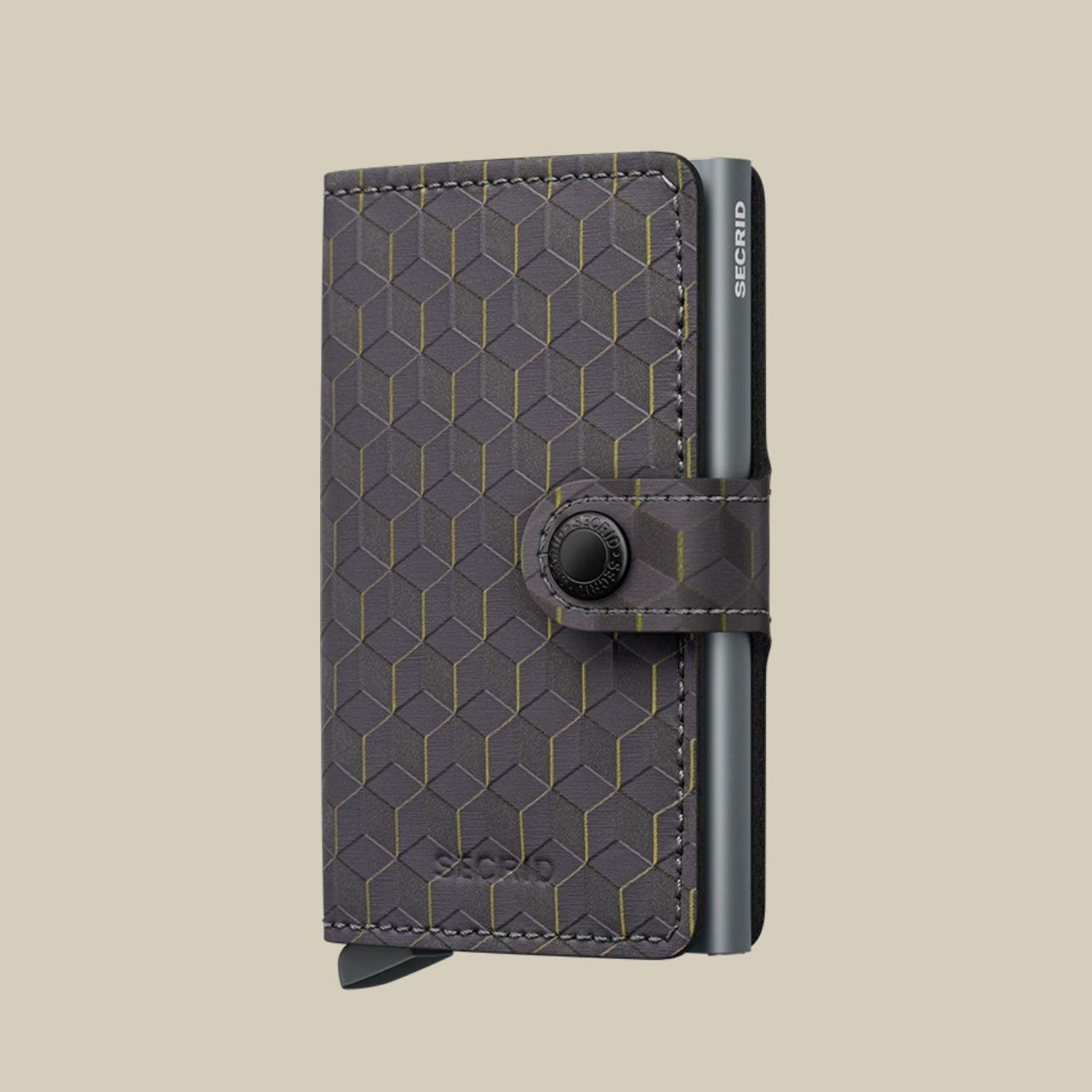 SECRID MINI WALLET OPTICAL GREY YELLOW / ΚΑΡΤΟΘΗΚΗ ΠΙΣΤΩΤΙΚΩΝ ΚΑΡΤΩΝ