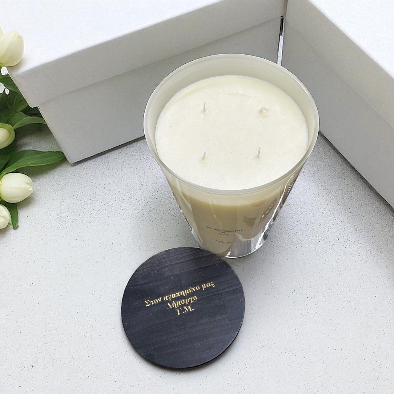 Big Personalised Candle