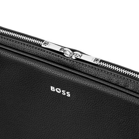 ΧΑΡΤΟΦΥΛΑΚΑΣ / TRAVEL DOCUMENT BAG CLASSIC GRAINED BLACK - Image 4