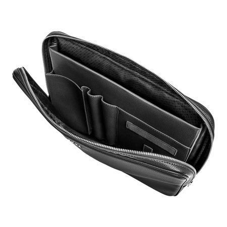 ΧΑΡΤΟΦΥΛΑΚΑΣ / TRAVEL DOCUMENT BAG CLASSIC GRAINED BLACK - Image 2