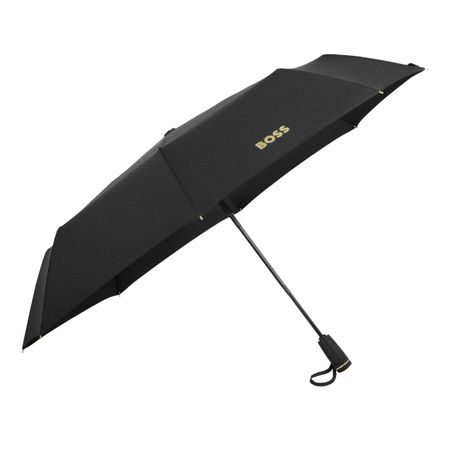 ΟΜΠΡΕΛΑ / POCKET DOUBLE B , BLACK & GOLD