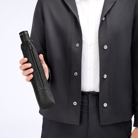 ΟΜΠΡΕΛΑ / POCKET DOUBLE B , BLACK & GUN - Image 2