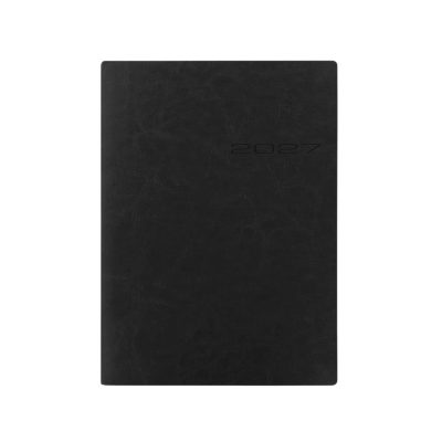 ΗΜΕΡΟΛΟΓΙΟ Α5 ΗΜΕΡΗΣΙΟ 2027 / BLACK Lecassa A5 Day to a Page Diary with Appointments 2027