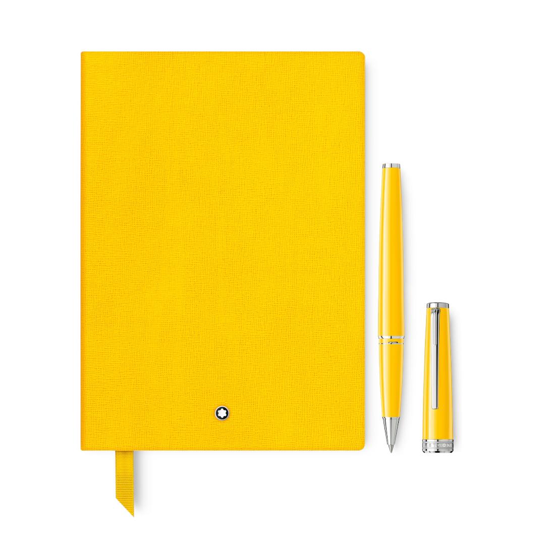 ΣΕΤ ΣΤΥΛΟ ΔΙΑΡΚΕΙΑΣ ΜΕ ΣΗΜΕΙΩΜΑΤΑΡΙΟ / PIX Yellow Rollerball & Medium Notebook, Lined Pages