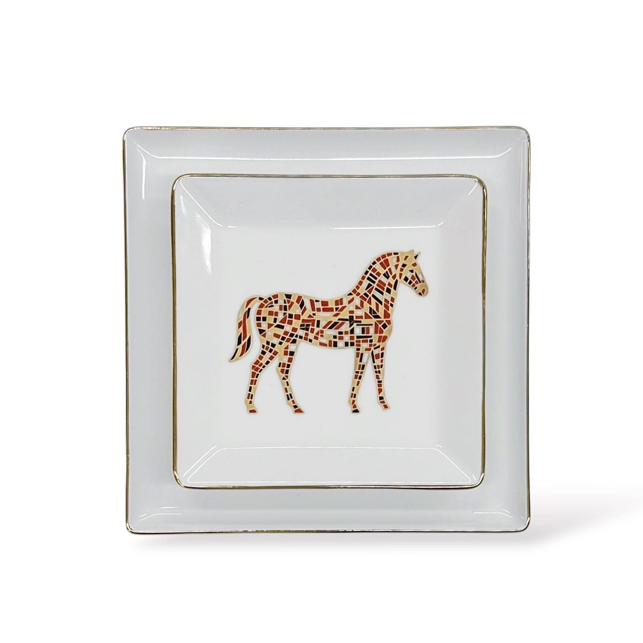 ΣΕΤ 2 ΔΙΣΚΑΚΙΑ / STAINED GLASS HORSE