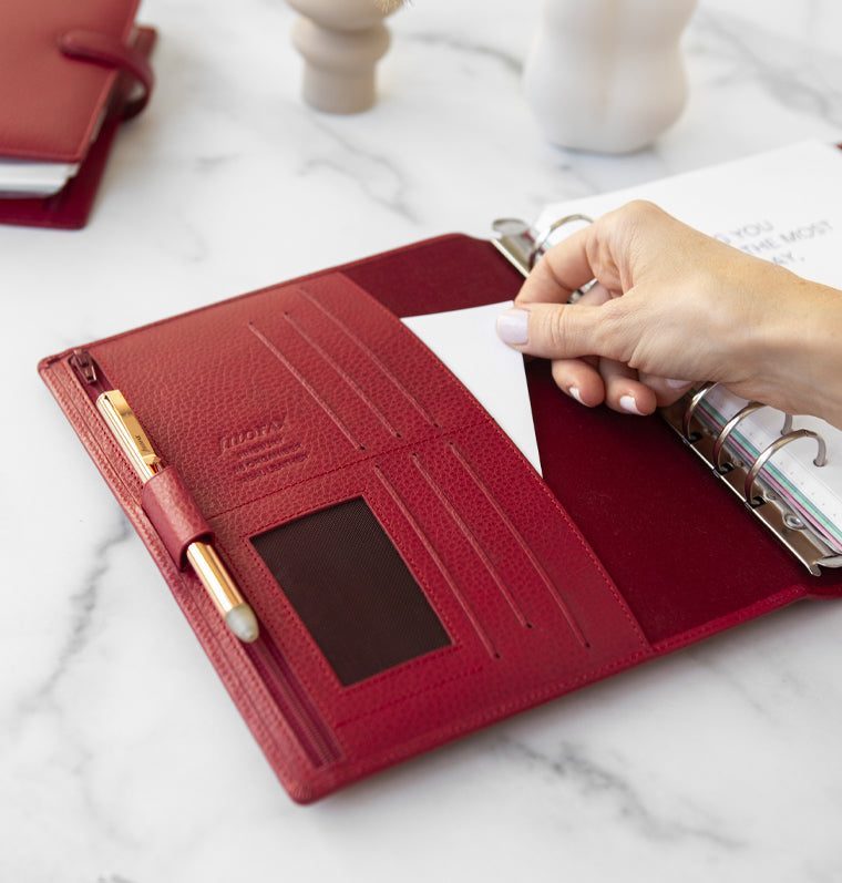 ORGANISER A5 SCARLET RED - Image 2