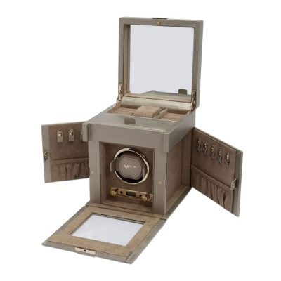 ΘΗΚΗ/ΚΟΥΡΔΙΣΤΗΡΙ ΑΥΤΟΜΑΤΟΥ ΡΟΛΟΓΙΟΥ/Single Watch Winder With Jewellery Storage