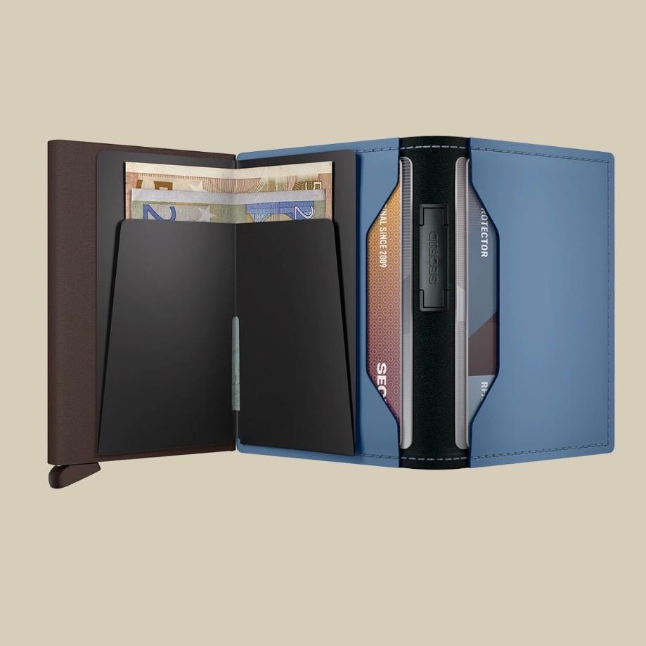 SECRID BAND WALLET MATTE BLUE BROWN / ΚΑΡΤΟΘΗΚΗ ΠΙΣΤΩΤΙΚΩΝ ΚΑΡΤΩΝ - Image 2