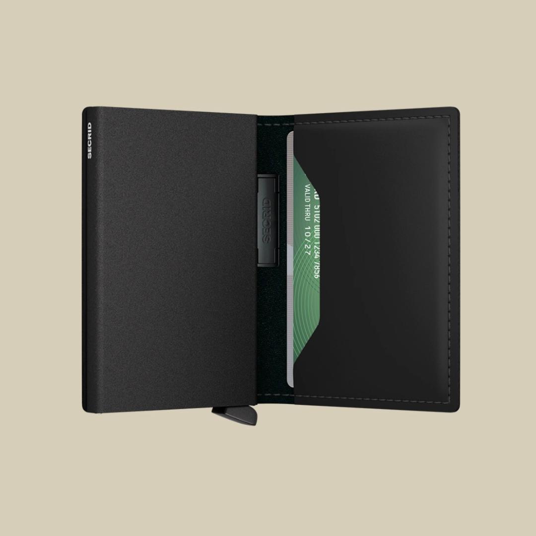 SECRID BAND WALLET MATTE BLACK GREEN / ΚΑΡΤΟΘΗΚΗ ΠΙΣΤΩΤΙΚΩΝ ΚΑΡΤΩΝ - Image 4