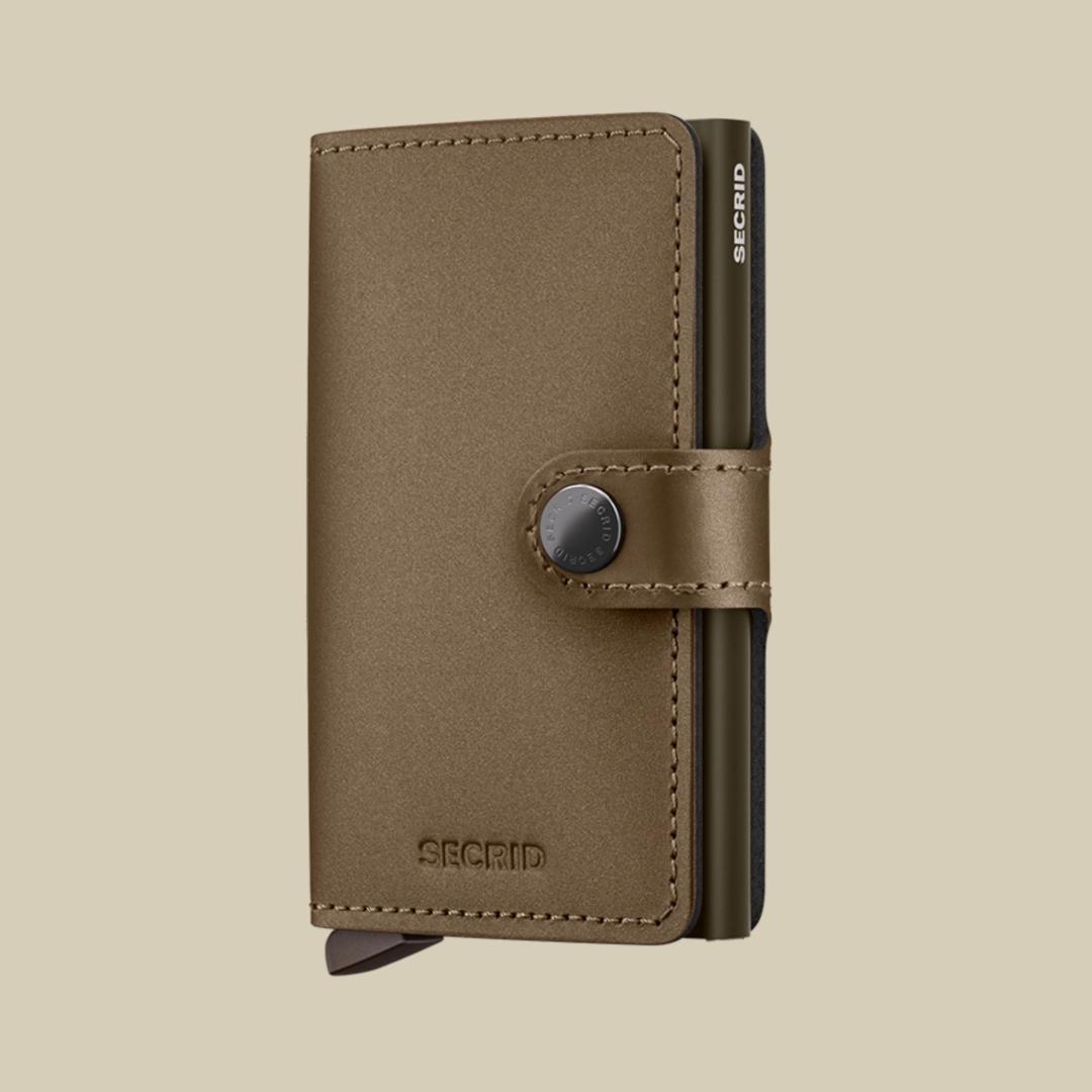 SECRID MINI WALLET MATTE SATIN BRONZE / ΚΑΡΤΟΘΗΚΗ ΠΙΣΤΩΤΙΚΩΝ ΚΑΡΤΩΝ