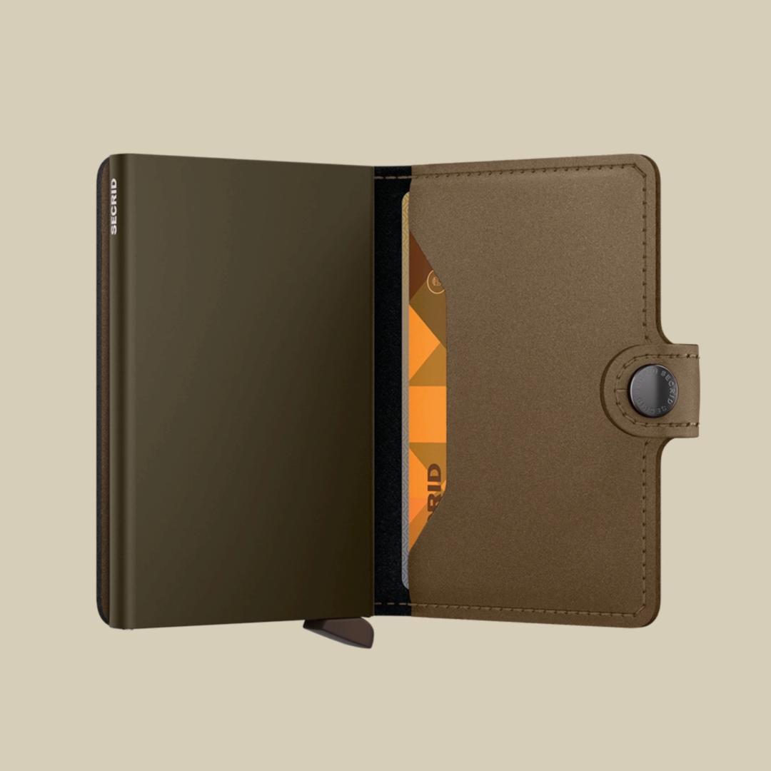 SECRID MINI WALLET MATTE SATIN BRONZE / ΚΑΡΤΟΘΗΚΗ ΠΙΣΤΩΤΙΚΩΝ ΚΑΡΤΩΝ - Image 3