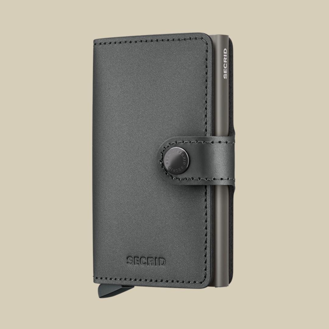SECRID MINI WALLET MATTE SATIN STEEL / ΚΑΡΤΟΘΗΚΗ ΠΙΣΤΩΤΙΚΩΝ ΚΑΡΤΩΝ